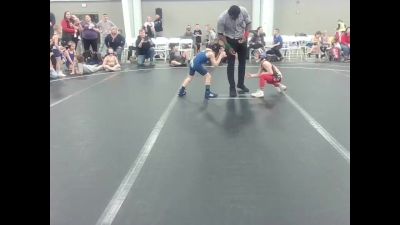 52 lbs Round 2 (3 Team) - Lincoln Grosskreuz, 84 Athletes vs Julian Miller, Smithfield Youth Wrestling