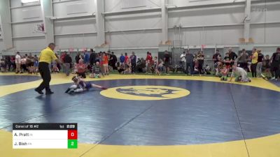 70-M lbs Consi Of 16 #2 - Arlo Pratt, IN vs Jackson Bish, PA