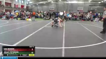 120 lbs Round 3 (4 Team) - Zac Bosken, Team Tennessee Blue vs Brady Peterson, Dakota Hillbillies