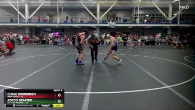 120 lbs Round 2 (10 Team) - Rocco Graffeo, Bitetto Trained vs Chase Brodersen, Iron Horse