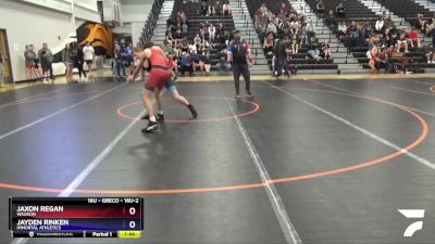 16U-2 lbs Round 2 - Jaxon Regan, Waukon vs Jayden Rinken, Immortal Athletics