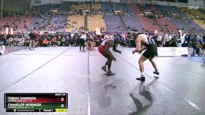 197 lbs Semis & 3rd Wb (16 Team) - Chandler Woenker, Campbellsville (Ky.) vs Tobias Garrison, Cumberlands (Ky.)