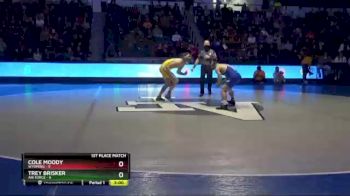 165 lbs Finals (2 Team) - Trey Brisker, Air Force vs Cole Moody, Wyoming