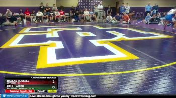 132 lbs Semis & 1st Wb (8 Team) - Paul Lanier, Woodland, Cartersville vs Dallas Russell, Jefferson