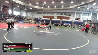 120 lbs Quarterfinal - Ava Capogna, Rocky Point vs Bella Satalino, Columbia