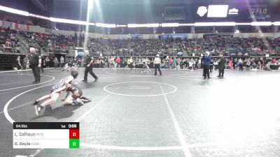 84.1 lbs Round Of 16 - Lila Calhoun, Petersburg vs Brekyn Boyle, Honey Badgers Wrestling Club