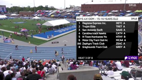 Youth Boys' 4x100m Relay Championship, Semi-Finals 3 - Age 15-16