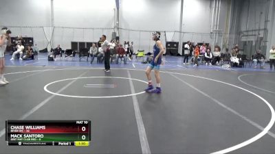 96 lbs Round 1 (6 Team) - Chase Williams, River WC vs Mack Santoro, Grit Mat Club Red