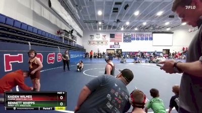 95 lbs Round 4 - Bennett Whipps, Windy City Wrestlers vs Kaiden Wilmes, Casper Wrestling Club