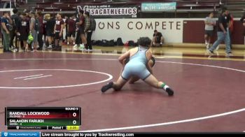 157 lbs Round 5 (6 Team) - Salahdin Farukh, Sierra vs Randall Lockwood, Palomar