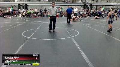 76 lbs Round 2 (4 Team) - Rocco Albano, Mat Warriors vs LJ Bachmann, Revival