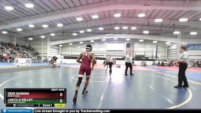 120 lbs Champ. Round 1 - Lincoln Kelley, Loudoun County vs Zion Haskins, King`s Fork