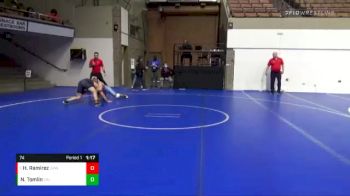 74 lbs Quarterfinal - Hector Ramirez, Dog Pound Wrestling vs Nathan Tomlin, California