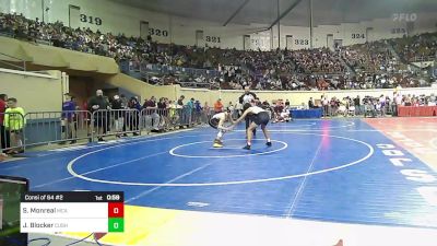 128 lbs Consi Of 64 #2 - Santiago Monreal, McAlester vs Jason Blocker, Cushing