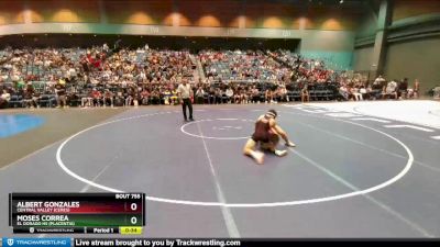 138 lbs Cons. Round 2 - Moses Correa, El Dorado HS (Placentia) vs Albert Gonzales, Central Valley (Ceres)