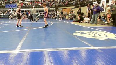 100 lbs Consi Of 4 - Rueban Marston, Perry Wrestling Academy vs Kamden Barnett, Bristow Youth Wrestling