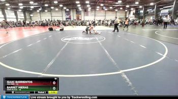 160 lbs Rd# 6- 9:00am Saturday Final Pool - Isaac Barrientos, Cali Red vs Barret Mieras, Iowa Black