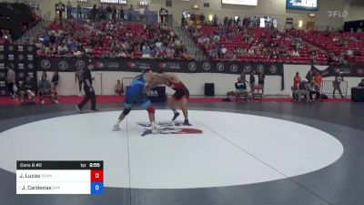 92 kg Cons 8 #2 - Jake Lucas, Pennsylvania vs Jacob Cardenas, Spartan Combat RTC / TMWC