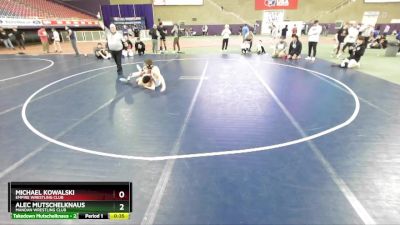 106 lbs Cons. Round 2 - Alec Mutschelknaus, Mandan Wrestling Club vs Michael Kowalski, Empire Wrestling Club