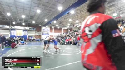 215 lbs Quarterfinal - Noah Bode, Vista Murrieta vs Alec Dansby, Buchanan