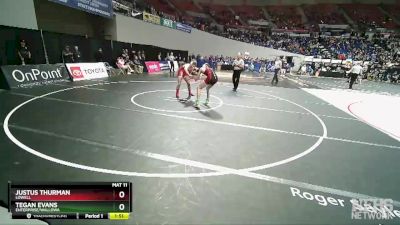 2A/1A-145 Quarterfinal - Justus Thurman, Lowell vs Tegan Evans, Enterprise/Wallowa