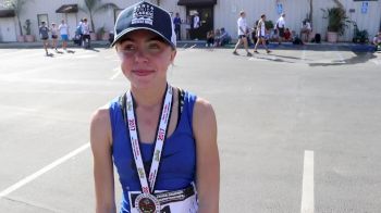 Claudia Lane after dominating Foot Locker West