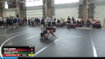 96 lbs Round 7 (8 Team) - Michael Santos, Diamond Fish vs Riley Sumner, Team Missouri