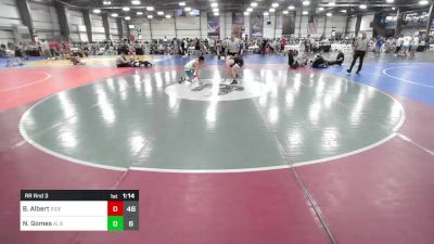 135 lbs Rr Rnd 3 - Brian Albert, Ride Out Wrestling Club vs Noah Gomes, Team Alien Spaceship