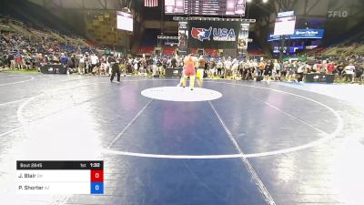 285 lbs Cons 16 #2 - Jeffery Blair, Ohio vs Preston Shorter, Arizona