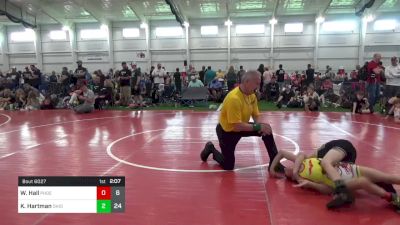 85 lbs Pools - Walker Hall, Phoenix W.C. vs Kolton Hartman, Ohio Gold 24K