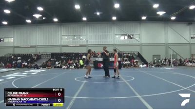 105 lbs Round 3 (8 Team) - Celine Frank, Michigan Blue vs Hannah Naccarati-Cholo, Arizona Black