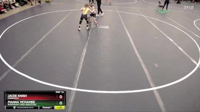 Cons. Semi - Jacee Knish, Minnesota vs Fianna McNamee, Rosemount Irish Wrestling