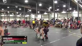 90 lbs Round 1 (6 Team) - Asher Raimer, Steel Valley vs Weston Porter, Team Iowa Blue