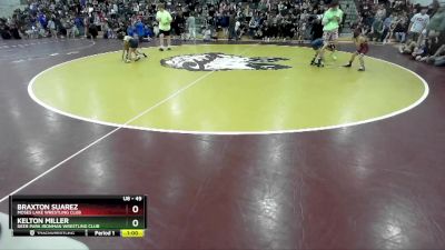 49 lbs Quarterfinal - Kelton Miller, Deer Park Ironman Wrestling Club vs Braxton Suarez, Moses Lake Wrestling Club