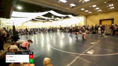 60 lbs Quarterfinal - Cullen Eller, Sanderson Wrestling Academy vs Rykker Jessop, Ryse Wrestling Academy