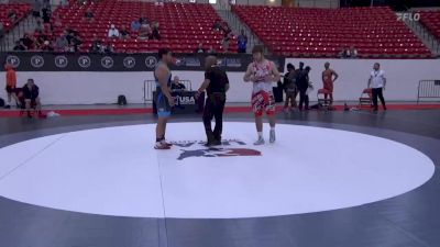 87 kg Rnd Of 32 - Tyler Hannah, Combat W.C. School Of Wrestling vs Jaykob Mills, Texas RTC