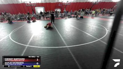 122 lbs Round 4 - Chesney Bartoszek, Wrightstown Wrestling Club vs Kaitlin Hackbarth, Askren Wrestling Academy