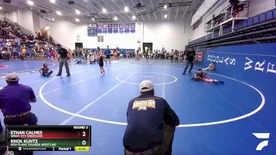 84 lbs Round 3 - Ethan Calmes, Windy City Wrestlers vs Knox Kuntz, High Plains Thunder Wrestling