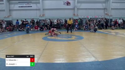 139-E Mats 6-10 10:15am lbs Round Of 32 - Gene Edwards, NY vs Ryder Joseph, PA