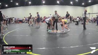 125 lbs Round 1 - Kingston Campbell, Mat Monstars vs Ryker Carter, Great Bridge