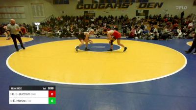 168 lbs Consi Of 4 - Clay Giddens-Buttram, Bixby (OK) vs Evan Manzo, Etiwanda