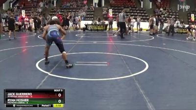 125 lbs Semis & 1st Wrestleback (8 Team) - Jack Guerrero, Attrition Wrestling vs Ryan Mosher, Michigan Cobras