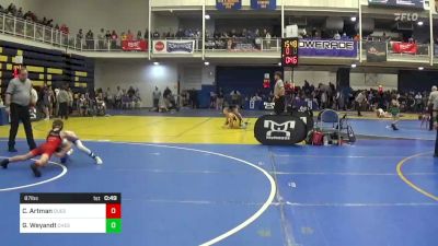 87 lbs Consi Of 8 #2 - Chad Artman, Quest vs Garrett Weyandt, Chestnut Ridge