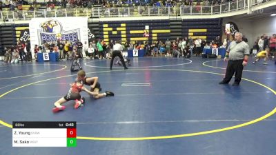 68 lbs Quarterfinal - Zayne Young, SVRWC vs Maximus Sako, Westshore W.C.