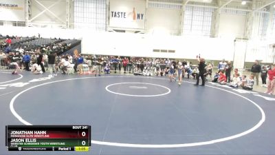 70 lbs Quarterfinal - Jason Ellis, Webster Schroeder Youth Wrestling Club vs Jonathan Hahn, Mongoose Elite Wrestling