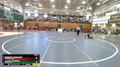 150 lbs Champ. Round 1 - Andrew Dienhart, Cherokee Trail vs Julian Valdivia, Bonita Vista