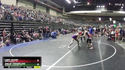 165 lbs Round 1 (6 Team) - Lainy Jochim, North Dakota 1 vs Shelby Strandlund, Minnesota Storm Red