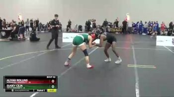116 lbs Semis & Wb - Sugey Ceja, Tiffin University vs Aliyah Rollins, McKendree University