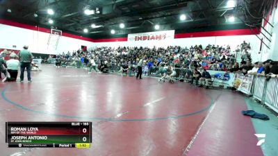 165 lbs Semifinal - Joseph Antonio, St John Bosco vs Roman Loya, Rim Of The World