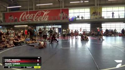 65 lbs Round 8 (10 Team) - Mason Turner, Fight Club vs Colby Waddell, NC National Team